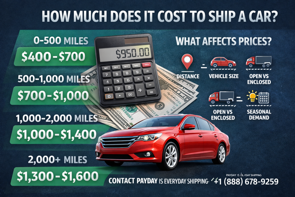 Cost To Ship A Car